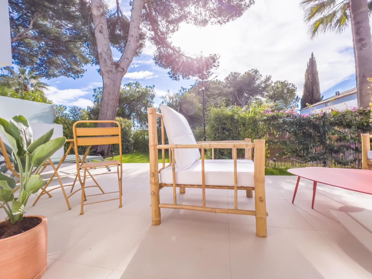 Bajo Con Jardin En La Milla De Oro Daire Marbella Dış mekan fotoğraf