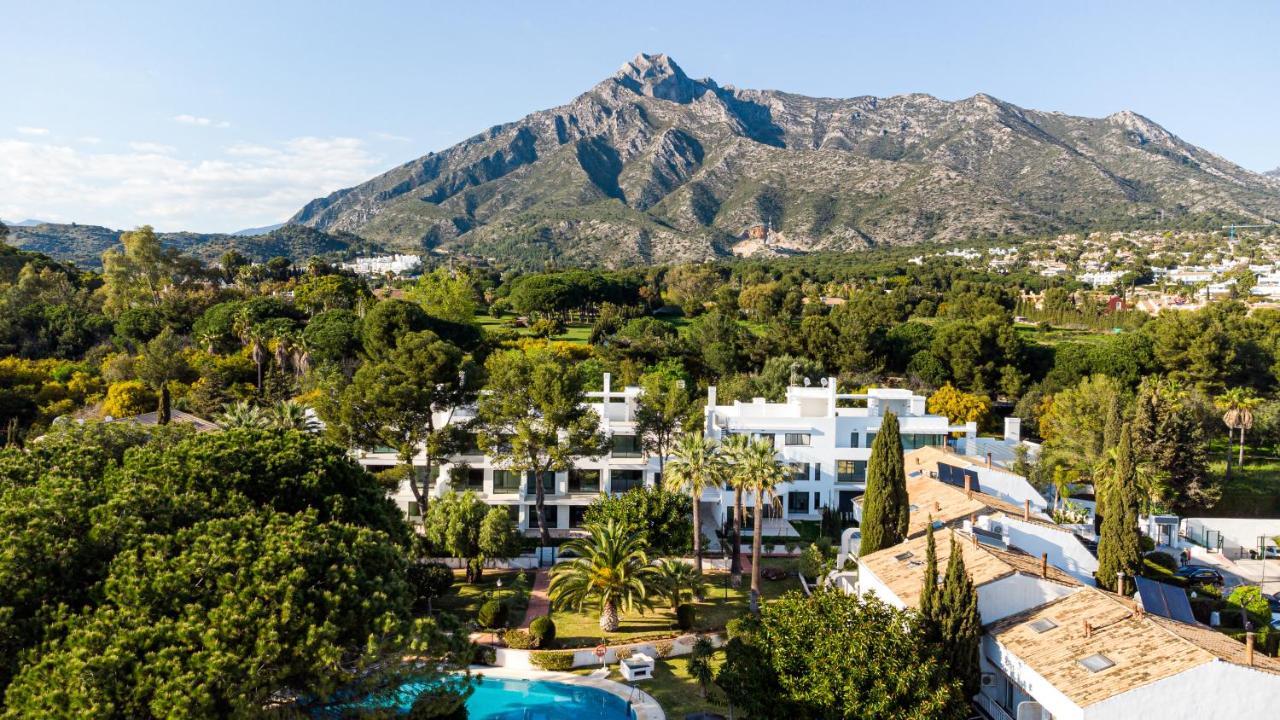 Bajo Con Jardin En La Milla De Oro Daire Marbella Dış mekan fotoğraf