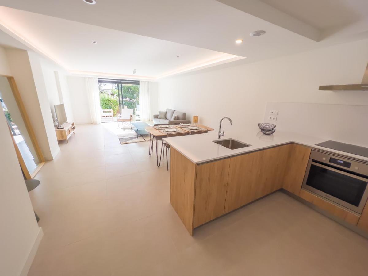 Bajo Con Jardin En La Milla De Oro Daire Marbella Dış mekan fotoğraf