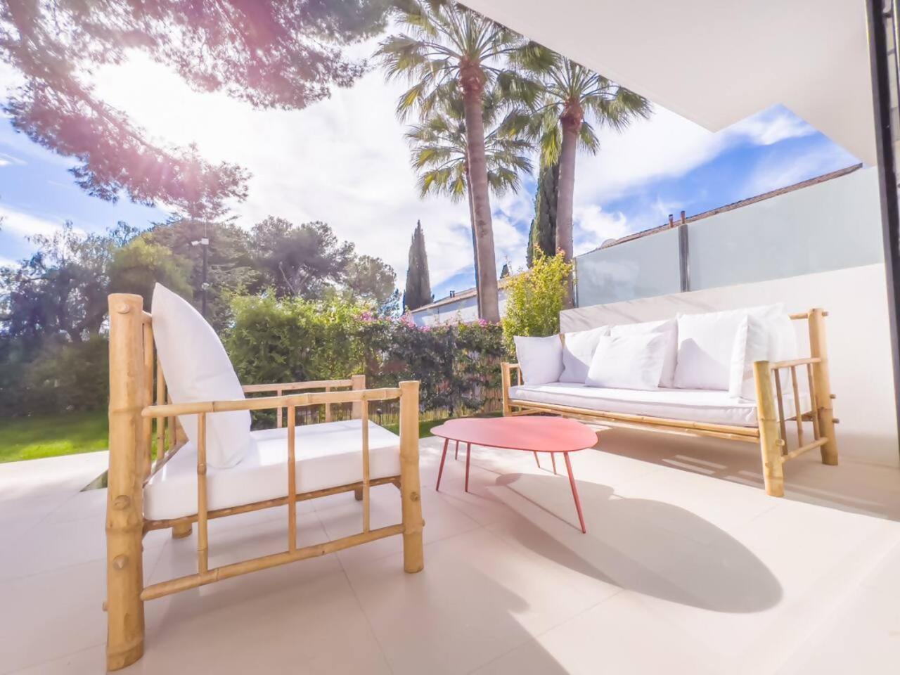 Bajo Con Jardin En La Milla De Oro Daire Marbella Dış mekan fotoğraf