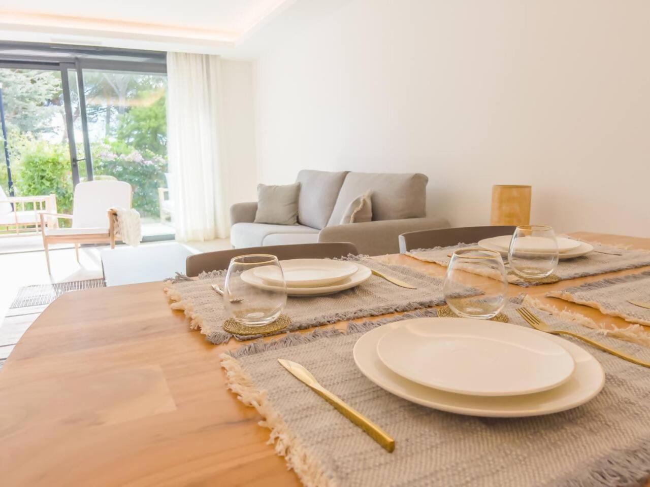 Bajo Con Jardin En La Milla De Oro Daire Marbella Dış mekan fotoğraf