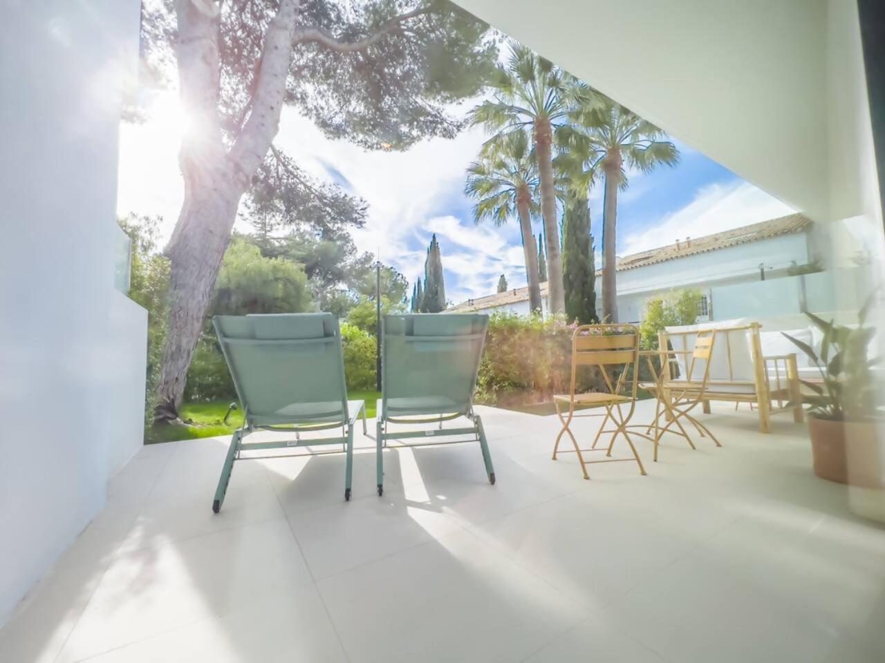 Bajo Con Jardin En La Milla De Oro Daire Marbella Dış mekan fotoğraf